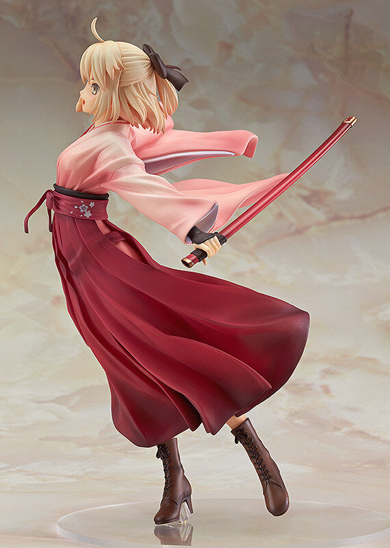 漫画 コハエースex の 桜セイバー がフィギュア化 桜をイメージした袴のあざやかなカラーが印象的 4枚目の写真 画像 インサイド