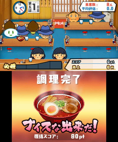 熱く冷静にラーメン屋を経営せよ！ACTパズル『SIMPLE DL Vol.33 THE 熱血!炎のラーメン屋』3DSで配信開始