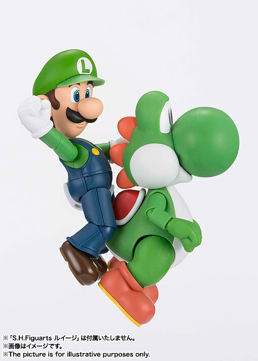 マリオとルイージに続き「S.H.Figuarts ヨッシー」が5月に発売、予約受付も開始