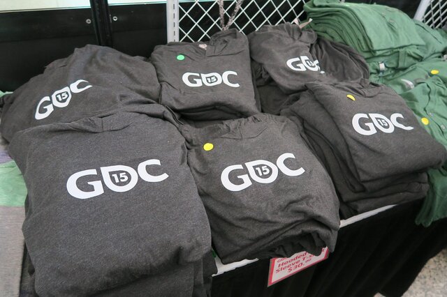 【GDC 2015】Tシャツ、バッグ、ノート・・・今年も豊富に揃ったGDCグッズをチェック