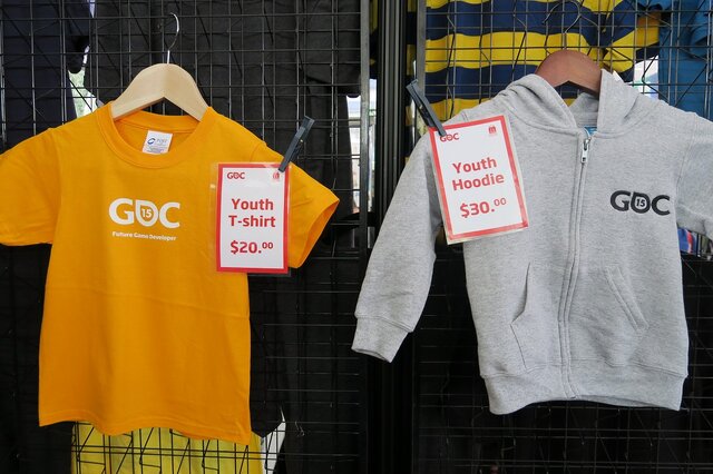 【GDC 2015】Tシャツ、バッグ、ノート・・・今年も豊富に揃ったGDCグッズをチェック