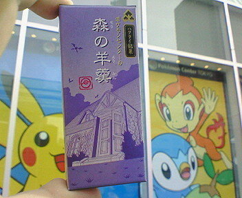 ポケモンセンターにロトムを連れて行って「ポケモンセンターの もりのヨウカン」を貰おう！