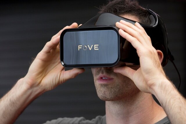 視線を追跡できるVRデバイス「FOVE」登場！ゲーム内キャラへ視線を向けると…