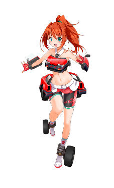 DMM、今度は“スポーツ車や芝刈り機”を擬人化！『レーシング娘。』発表…ワックスがけや、服が透けるシャワー要素も