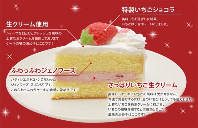 「ガールズ＆パンツァー」のクリスマスケーキ登場 図柄は描き下し西住姉妹のサンタ姿