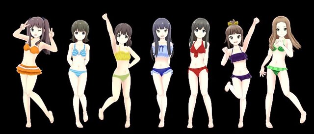 『ミラクルガールズフェスティバル』DLCコスチューム「水着セット」配信決定！ボイス付きのレアフィギュアも追加