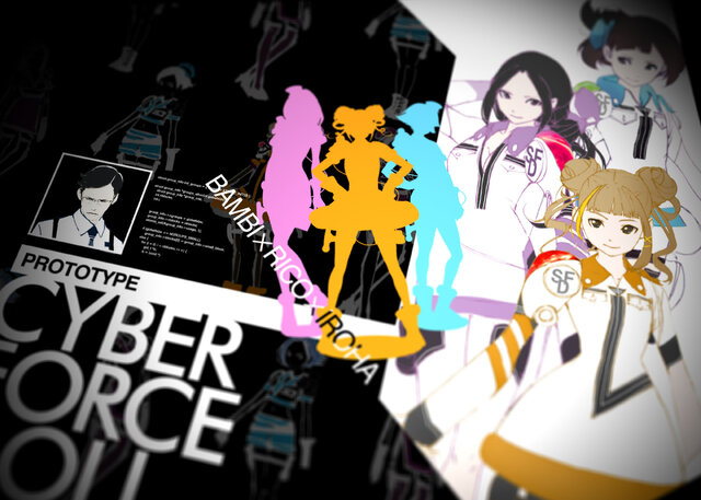 『アノニマス・コード』アイドルユニット「サイバーフォースドール」のイメージボードとそのセンター「倉科子鹿」が公開
