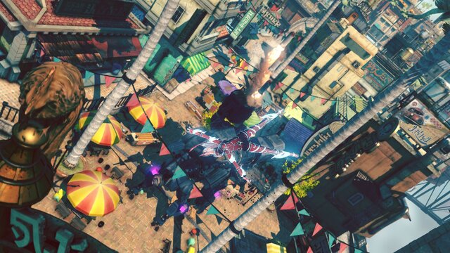 【E3 2016】街の密度が段違い！『GRAVITY DAZE 2』プレイレポ…戦闘の自由度を高める重力姫の“新たな力”とは