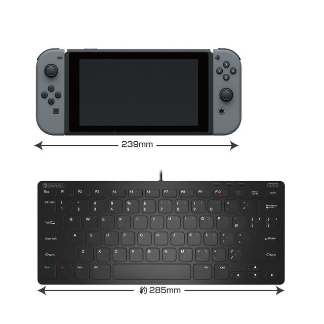 ホリから、スイッチ用キーボード・マリオ＆ルイージのJoy-Conハンドル・New2DS LL用ハードポーチ＆液晶保護フィルムが発売