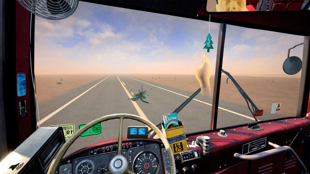 史上最悪の単調ゲームがVRに！『Desert Bus VR』Steam無料配信―リアルタイム8時間ドライブ