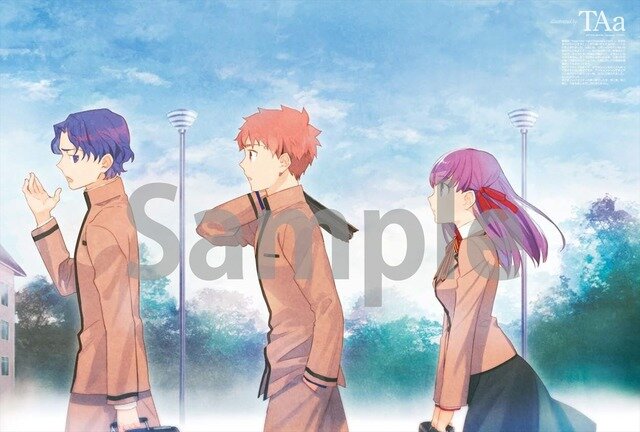 カドカワムック「NewtypeSpecial 劇場版『Fate/stay night [Heaven‘s Feel]』 I. presage flower」TAaによるピンナップ(C)TYPE-MOON・ufotable・FSNPC