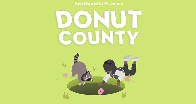 穴があらゆる物を飲み込んでいく物理パズル『DONUT COUNTY』配信開始！