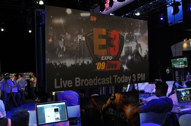 【E3 2009】みんな頑張ってました。GameSpot、G4、IGN メディアブース