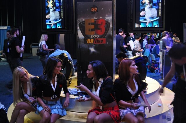 【E3 2009】みんな頑張ってました。GameSpot、G4、IGN メディアブース