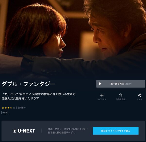 ドラマ ダブル・ファンタジー 無料動画配信