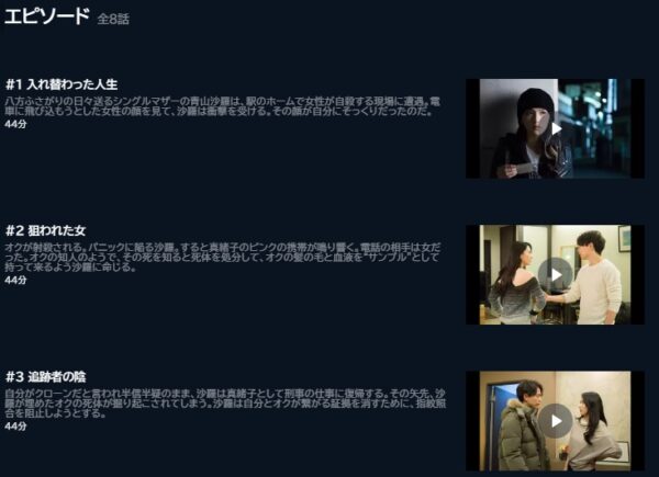 U-NEXT ドラマ オーファン・ブラック 七つの遺伝子 無料動画配信