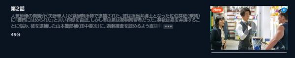 ドラマ 正義の天秤2 2話 無料動画配信