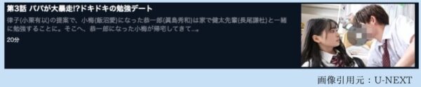 U-NEXT ドラマ パパとムスメの7日間　無料配信動画