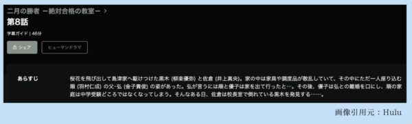 Huluドラマ 二月の勝者 配信動画