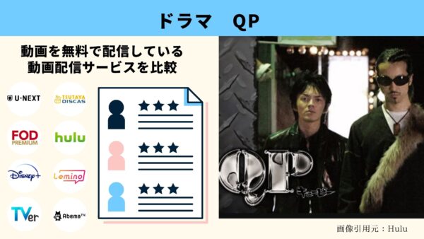 ドラマ　QP　無料動画配信