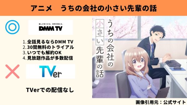 アニメ うちの会社の小さい先輩の話 動画無料配信