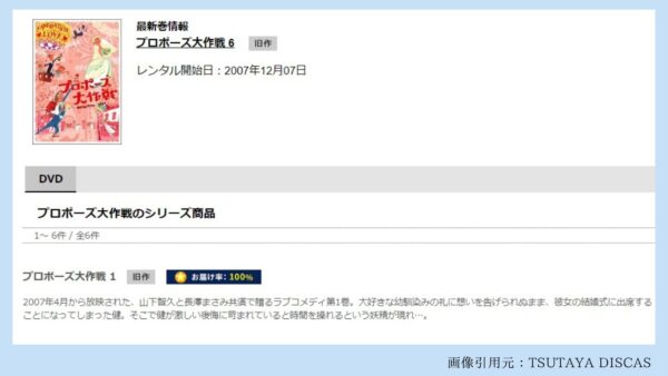 ドラマ プロポーズ大作戦 無料配信動画 TSUTAYADISCAS
