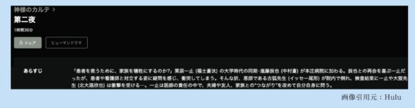 Hulu ドラマ 神様のカルテ 配信動画