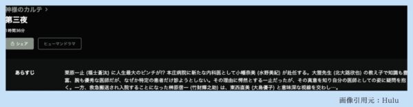 Hulu ドラマ 神様のカルテ 配信動画