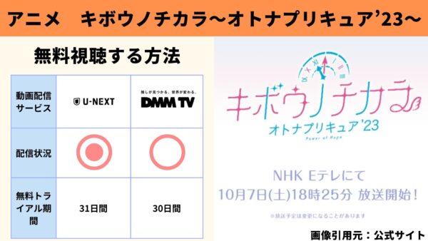 アニメ キボウノチカラ〜オトナプリキュア’23〜 動画無料配信