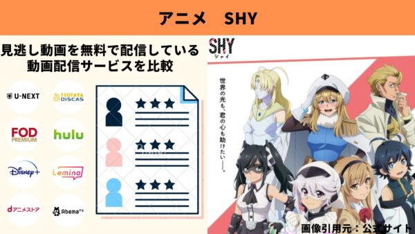 アニメ SHY（シャイ）1期 動画無料配信