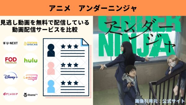 アニメ アンダーニンジャ 動画無料配信