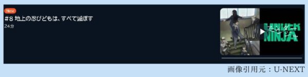 アニメ アンダーニンジャ 8話 動画無料配信