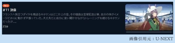 アニメ ウマ娘 プリティーダービー Season3（3期） 11話 動画無料配信