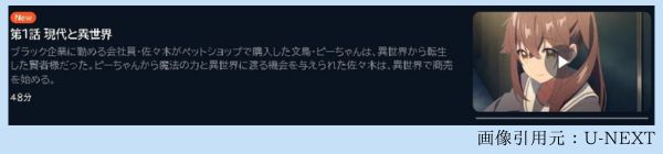 アニメ 佐々木とピーちゃん 1話 動画無料配信