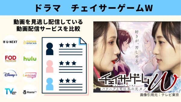 ドラマ チェイサーゲームW 無料動画配信