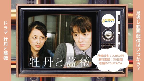 ドラマ牡丹と薔薇 TSUTAYA DISCAS 無料視聴 DVDレンタル