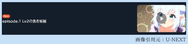 アニメ Lv2からチートだった元勇者候補のまったり異世界ライフ（Lv2チート） 1話 動画無料配信