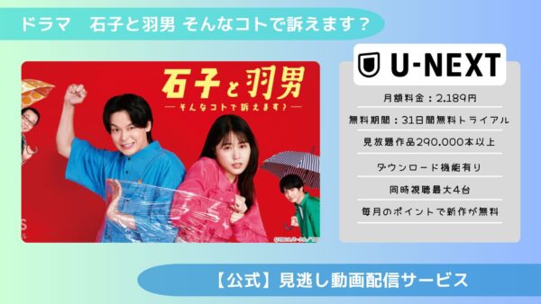 ドラマ石子と羽男 そんなコトで訴えます？配信U-NEXT無料視聴