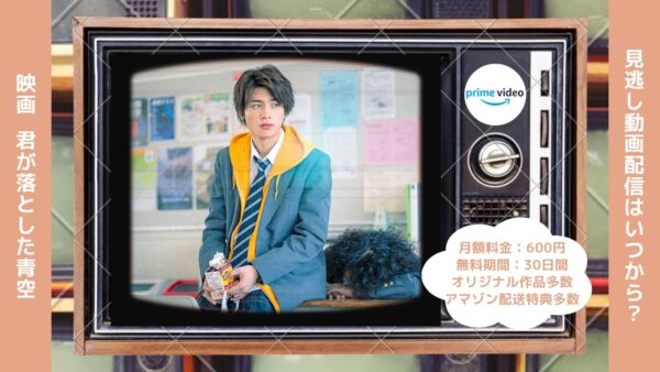 映画　君が落とした青空配信アマプラ無料視聴