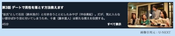 ドラマ私 結婚できないんじゃなくて､しないんです U-NEXT 無料視聴