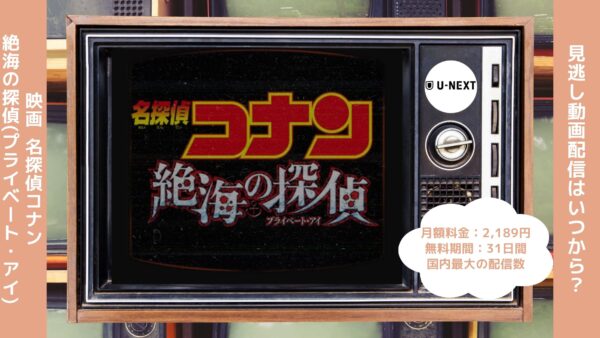 映画名探偵コナン絶海の探偵配信U-NEXT無料視聴