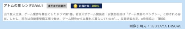 ドラマアトムの童 TSUTAYA DISCAS 無料視聴