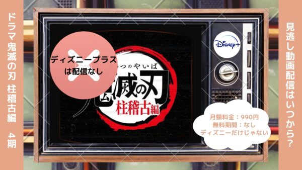 アニメ鬼滅の刃 柱稽古編（4期）配信ディズニープラス無料視聴