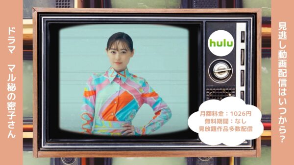 ドラマ マル秘の密子さん 配信 Hulu 無料視聴