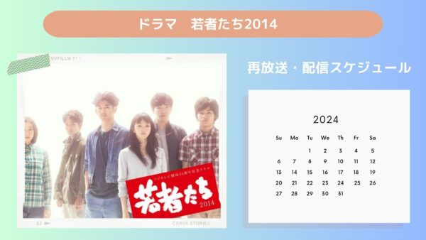 ドラマ若者たち2014 TSUTAYA DISCAS 配信・再放送スケジュール無料視聴