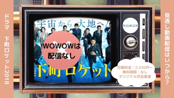 ドラマ下町ロケット2018配信WOWOW無料視聴