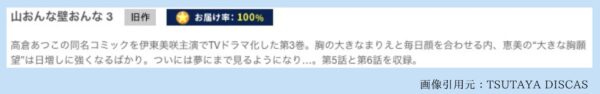 ドラマ山おんな壁おんな TSUTAYA DISCAS 無料視聴