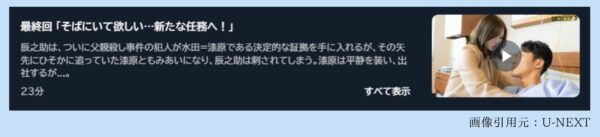 ドラマ恋する警護24時9話配信U-NEXT無料視聴