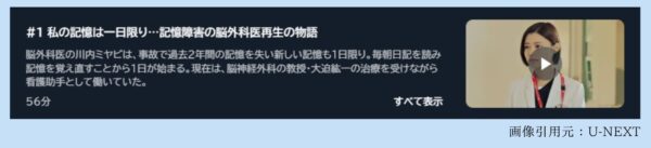 ドラマアンメット1話U-NEXT無料視聴