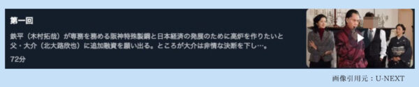 ドラマ 華麗なる一族木村拓哉配信 U-NEXT 無料視聴